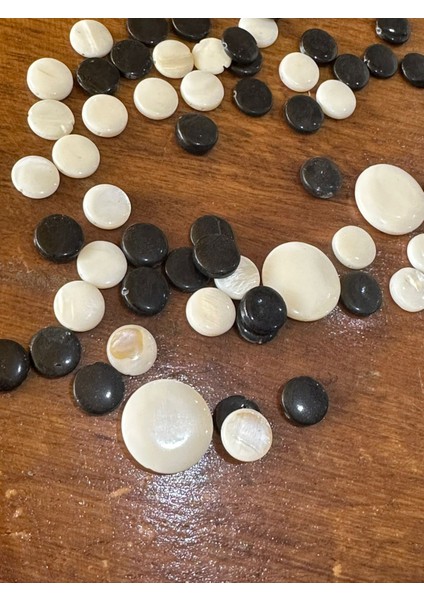69 Adet Siyah Beyaz Sedef Boncuk Set 65 Adet fiyatları