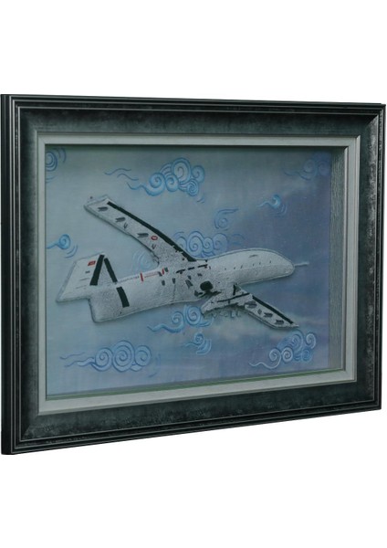 El Işçiliği Kum Iğnesi Tablo Bayraktar Tb3 68X47 cm - 5985 fiyatları