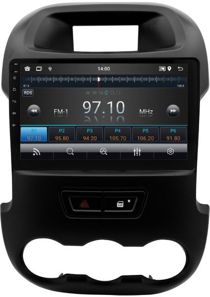 Ford Ranger (2012-2015) Android 14 Multimedya Carplay 10 Inch 4 GB Ram / 64 GB Hafıza CRV-4120XR