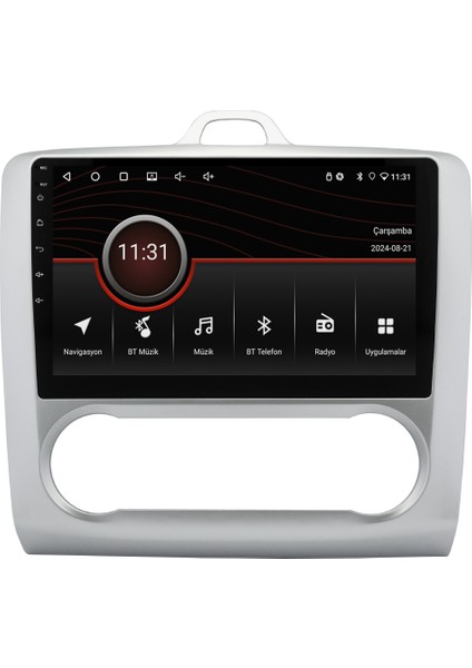 Ford Focus (2006-2011) Android 14 Multimedya - 4 GB Ram - 64 GB Hafıza - Carplay CRV-4122XR
