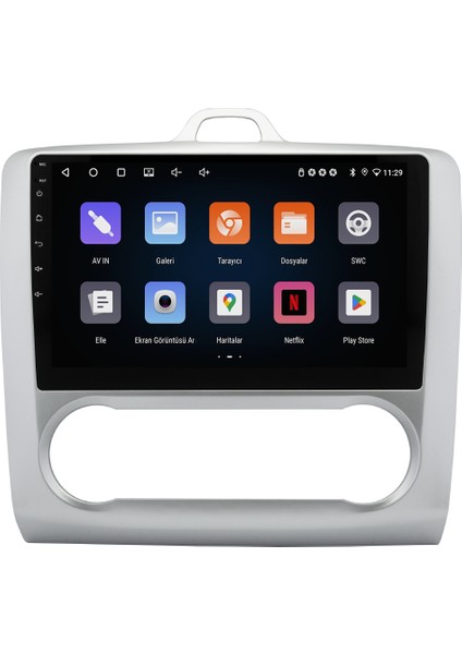 Ford Focus (2006-2011) Android 14 Multimedya - 4 GB Ram - 64 GB Hafıza - Carplay CRV-4122XR