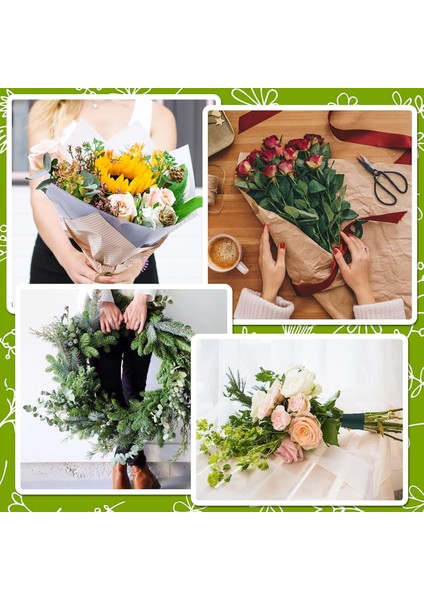 Çiçek Düzenleme Kiti Çiçek Bandı 1 x 35 metre Çiçek Teli No 26 0.8 mm Sarma fırsatları