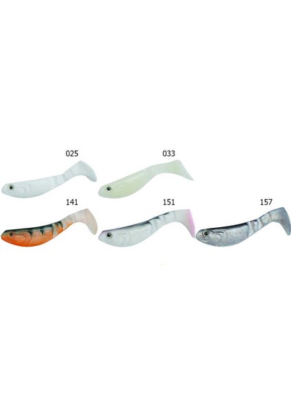 Ch3.5rm 9cm Parçalı Silikon Yem (10 Adet) 025-STANDART