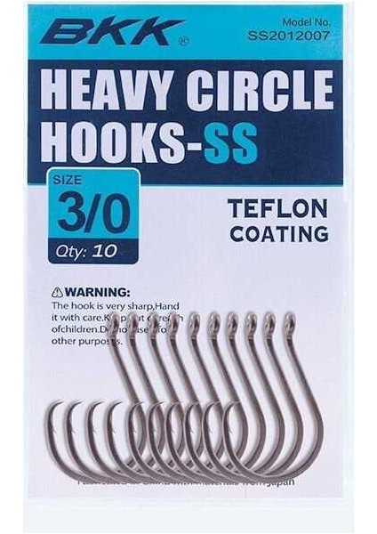 Ss Heavy Circle Olta Iğnesi 4 No 10 Pcs