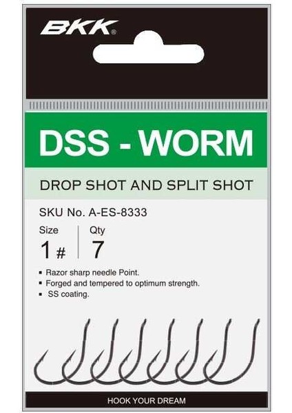Dss- Worm Olta Iğnesi 2/0 6 Pcs