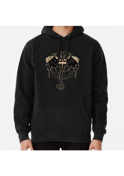 Zoka Wear Celestial Tairn And Andarna Fourth Wing Officially Licensed Baskılı Kapşonlu Sweatshirt