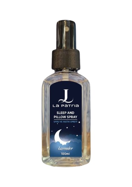 La Patria Lavanta Uyku ve Yastık Spreyi Rahatlatıcı Uyku ve Dinlenme Spreyi Sleep And Pıllow Spray 100ml