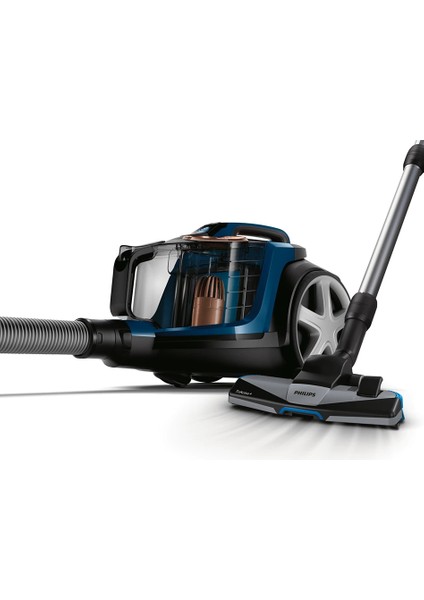 5 Yıl Motor Garantili Powercyclone 8 750W Triactive+ Başlık Alerjiikilit Sistemi Fonksiyonel ve Hızlı Toz Torbasız Süpürge HEPA13 Filitreli, Luciole Lambader ve Philips Çay Makinası Hediyeli