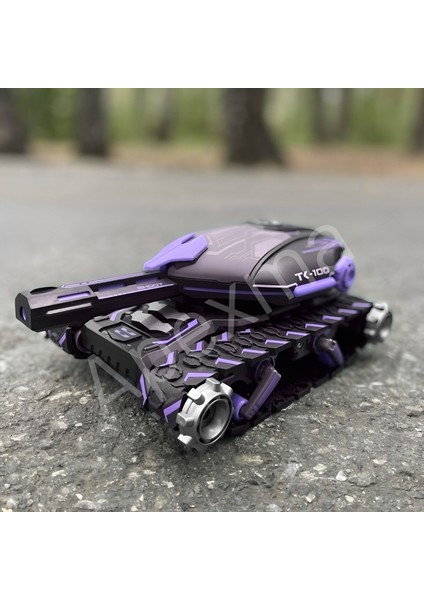 2.4ghz Uzaktan Kumandalı 3.7 V Şarjlı 4WD Paletli Su Bombası Atan Rc Savaş Tankı