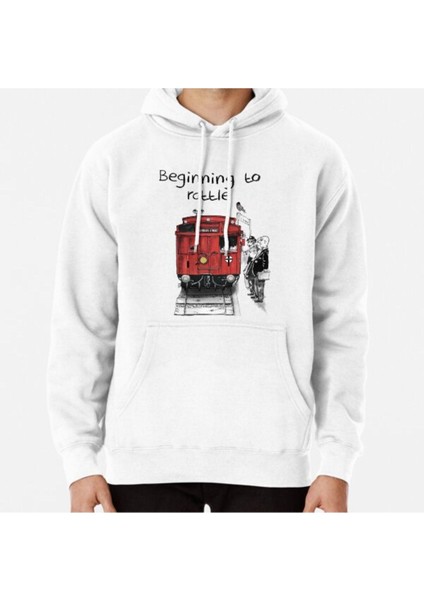 Red Rattler Baskılı Kapşonlu Sweatshirt