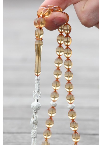 Gümüş Kazaz Püsküllü Ateş Kehribar Tesbih fiyatları