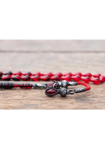 Sertifikalı Gümüş Kazaz Püsküllü Ateş Kehribar Tesbih fiyatları