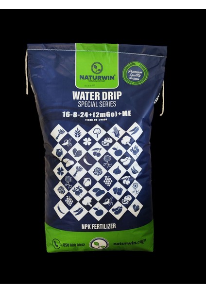 NPK 16-8-24+(2MMgO)+Me Water Drip Damlama Gübresi 25 Kg. fiyatları