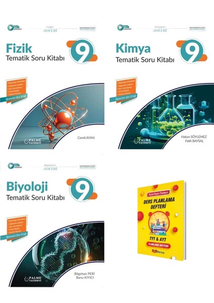 9. Sınıf 2025 Fizik Kimya ve Biyoloji Tematik Soru Kitabı