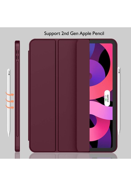 Apple iPad Air 5. Nesil 10.9 (2022) Kalemlikli Uyku Modlu Yatay Standlı Stromix Smart Kılıf A2588 A2589 A2591 fiyatları