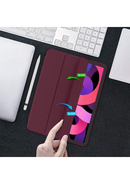 Apple iPad Air 5. Nesil 10.9 (2022) Kalemlikli Uyku Modlu Yatay Standlı Stromix Smart Kılıf A2588 A2589 A2591 indirimleri