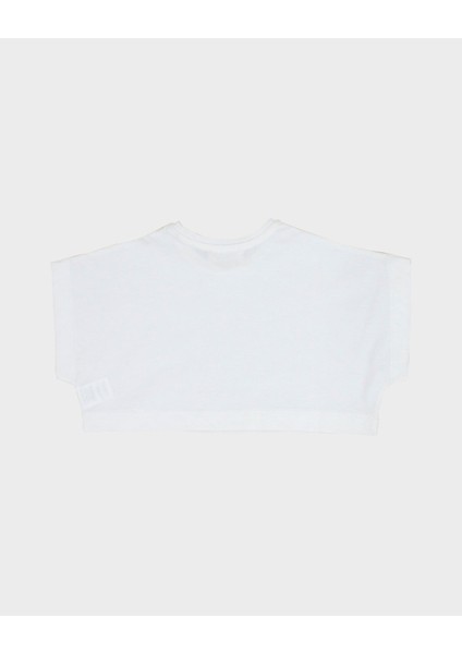 Kız Çocuk %100 Cotton Basıc Pamuklu Crop Top
