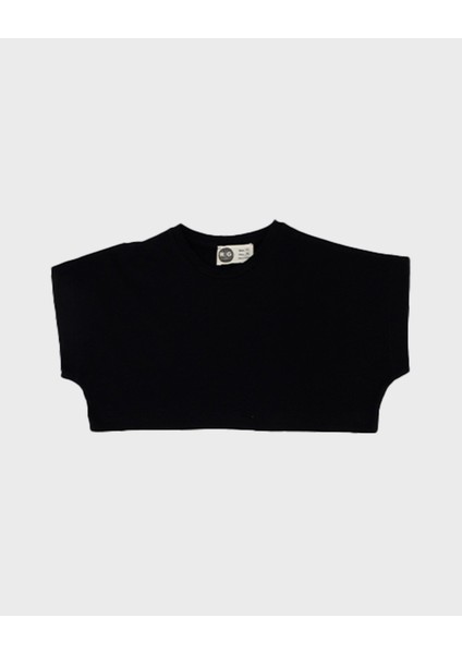 Kız Çocuk Pamuklu Basic Crop Tişört_RG1604 fırsatları