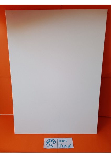 80X100 cm Tuval Profesyonel 1.kalite %100 Pamuk 380GR/M2 Ressam Dokulu Astarlı Gergin Arkadan Zımbalı