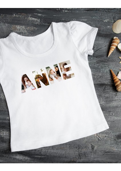 Tişört Anne Yazılı