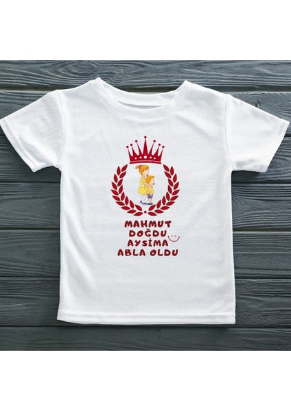 Tişört- Abla Abi Oldu Yazılı