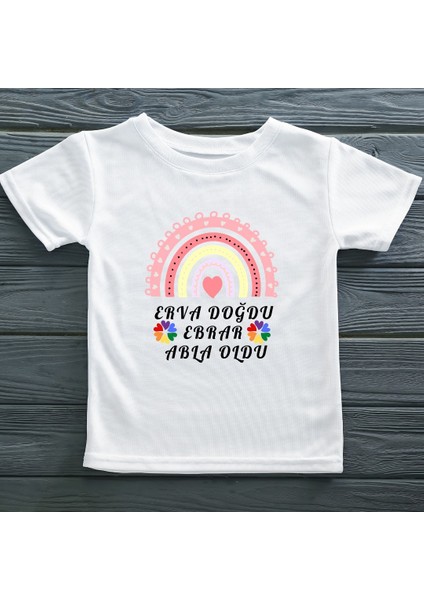 Abla Oldu Isim Yazılabilen Kız Çocuk Tişört
