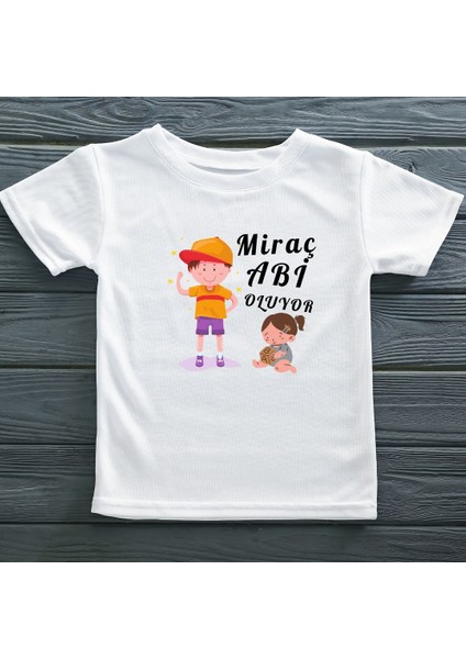 Abi Oluyor Kız Bebek Çocuk Tişört