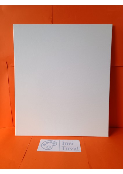 50X60 cm Tuval Profesyonel 1.kalite %100 Pamuk 380GR/M2 Ressam Dokulu Astarlı Gergin Arkadan Zımbalı