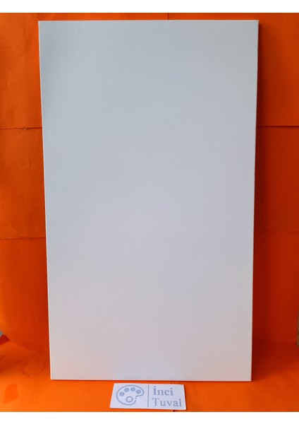 60X100 cm Tuval Profesyonel 1.kalite %100 Pamuk 380GR/M2 Ressam Dokulu Astarlı Gergin Arkadan Zımbalı