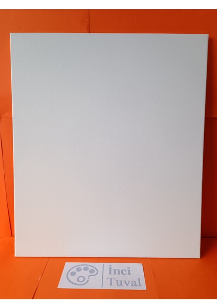 70X80 cm Tuval Profesyonel 1.kalite %100 Pamuk 380GR/M2 Ressam Dokulu Astarlı Gergin Arkadan Zımbalı