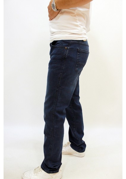 Vegas 132-276 Blue Black Rahat Kesim Likralı Erkek Kot Pantolon Koyu Lacivert modelleri