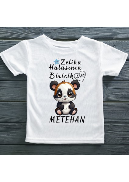 Halasının Biricik Aşkı Yazılı Erkek Çocuk Tişörtü