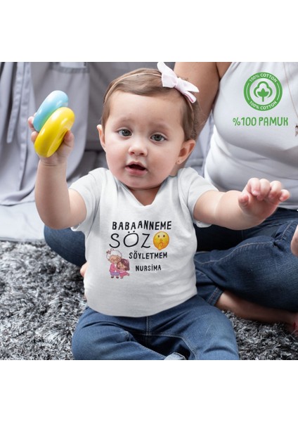 Babaanneme- Anneanneme Söz Söyletmem Özel Çocuk Tişörtü