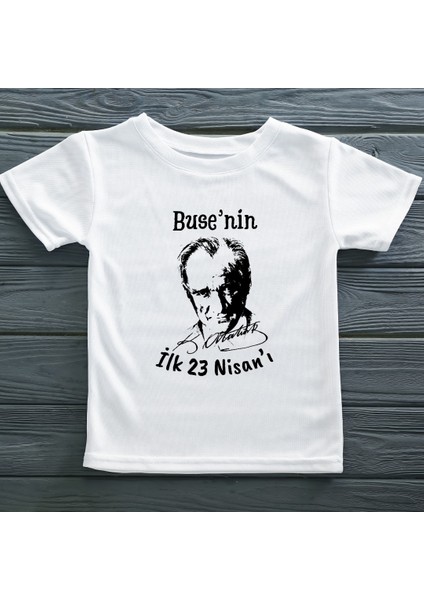Ilk 23 Nisa'nı Yazılı Çocuk Tişörtü