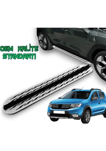 Sandero 2 Stepway 2013 2020 Araca Özel Yan Basamaklık