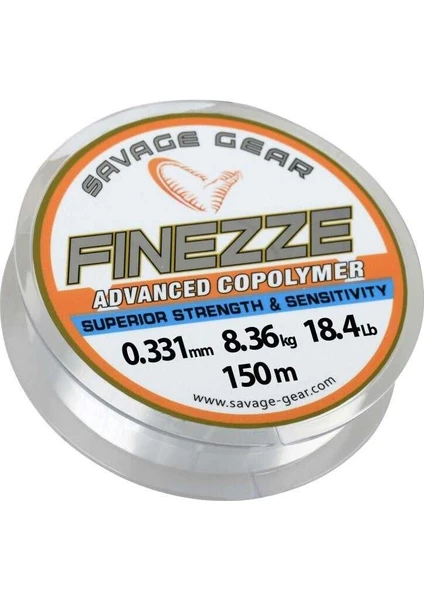 Savage Gear Finezze Mono 300 mt Clear Misina 0,148 mm