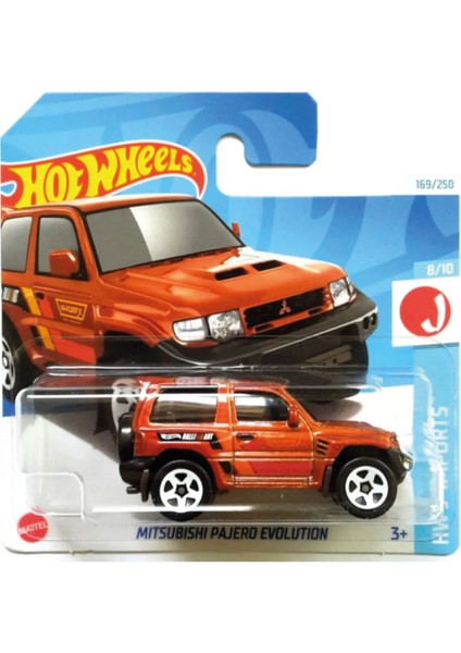 1/64 Ölçek Tekli Regular Arabalar HTC45 Hw J-Imports / Mitsubishi Pajero Evolution