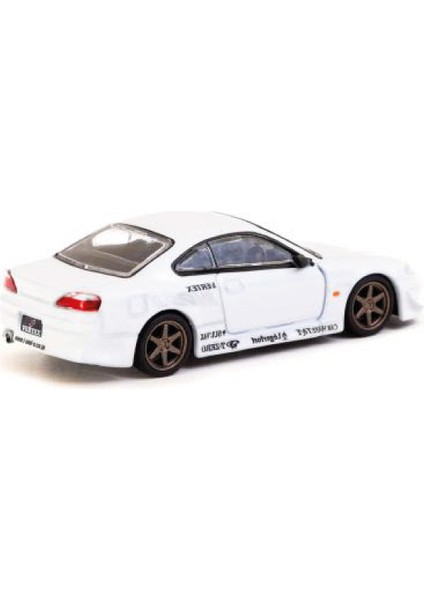 & Vertex 1/64 Ölçek Model Araç T64G-023-WH Nissan Silvia S15 White Metallic / Lamley Special Edition