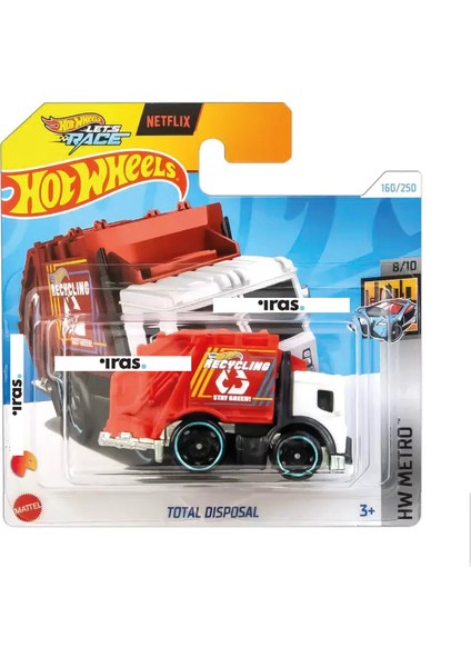 1/64 Ölçek Tekli Regular Arabalar HTB19 Hw Metro / Total Disposal