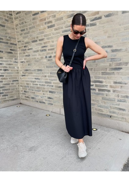 Kadın Evaze Kloş Etekli Maksi Elbise modelleri