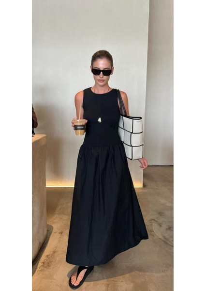 Kadın Evaze Kloş Etekli Maksi Elbise fırsatları