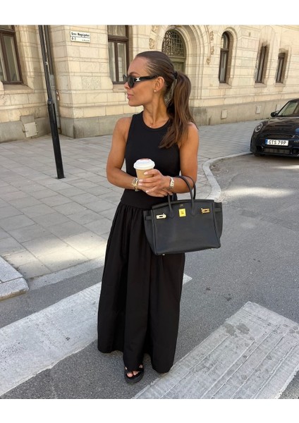 Kadın Evaze Kloş Etekli Maksi Elbise indirimleri