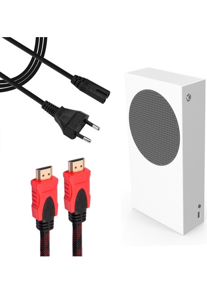 Xbox Series S Güç Kablosu ve Örgülü Hdmi Kablo Set Xbox Aksesuar