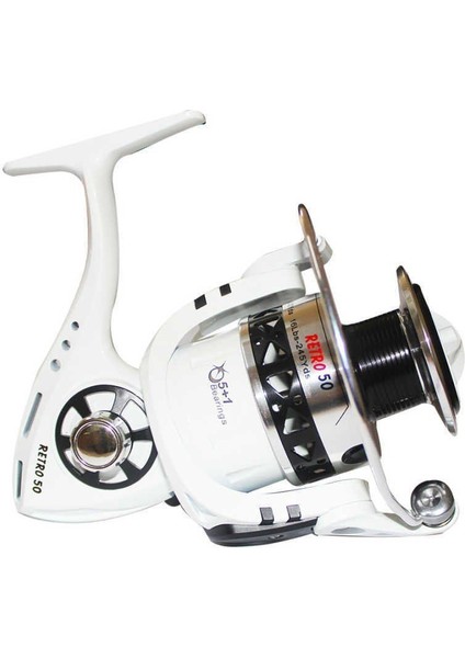 Retro 30 5+1 Bilyalı 5.2:1 Devirli Spin Olta Makinesi