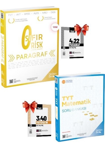 2025 Model TYT Matematik Soru Bankası - Paragraf Sıfır Risk + 2'li TYT Deneme