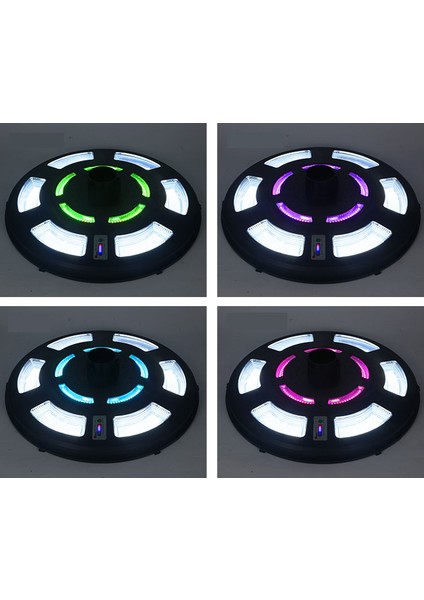 1282 LED Güneş Enerjili Aydınlatma | Rgb Ufo Solar Aydınlatma | Bahçe Lambası Armatür ESU-747R