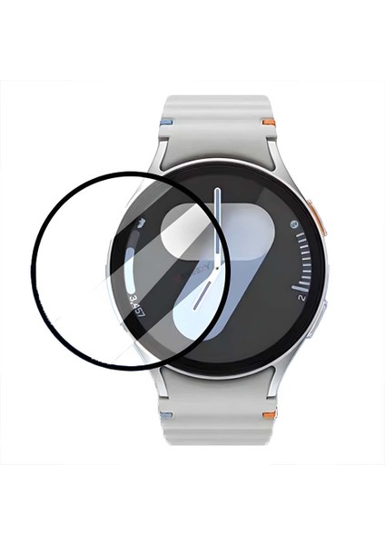 Samsung Galaxy Watch 7 40MM Uyumlu Ekran Koruyucu Polymer Temperli Nano 0.5 mm Watch Ekran Koruyucu