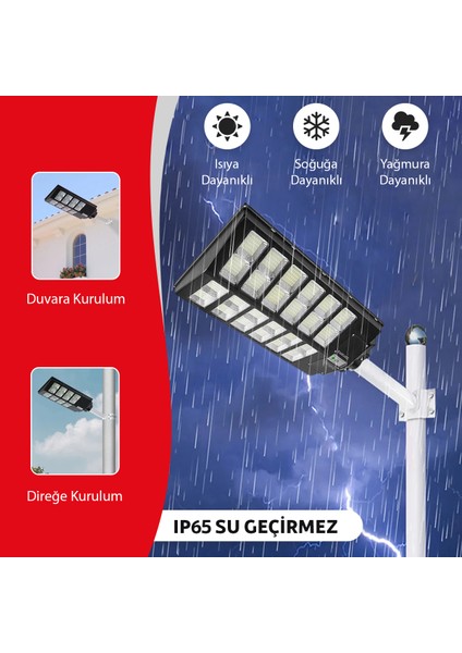 1500W Güneş Enerjili LED Aydınlatma | Solar Aydınlatma | Solar Lamba | Solar Bahçe Armatür