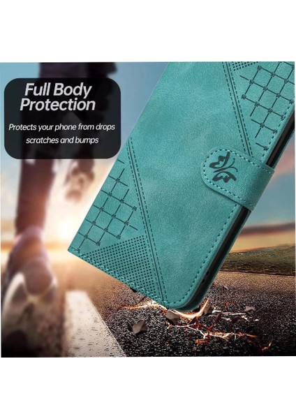 Infinix Not 30 Pro ve Kredi Kartı Yuvası Kabartmalı Kelebek Için Flip Case (Yurt Dışından)