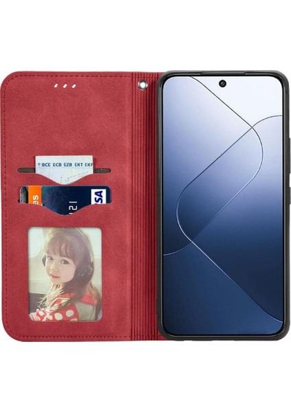 Xiaomi 14T Pro Için Flip Case Basit Iş Cüzdan Darbeye Kapak Çevirin (Yurt Dışından) indirimleri